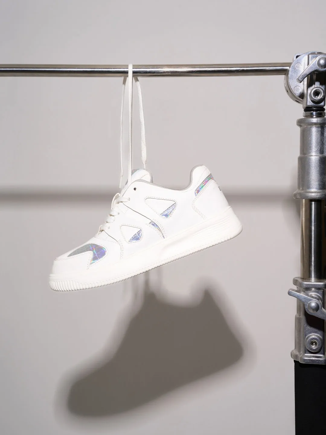 Women's White Platform Sneakers (IU1009)