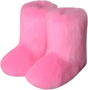 Womens Wide Size 10.5 Snow Boots Zippered Snow Boots for Women Waterproof Insulated Woman Winter Boots Wide Winter Womens Boots Ankle Botas De Mujer Para El Frio Y Agua