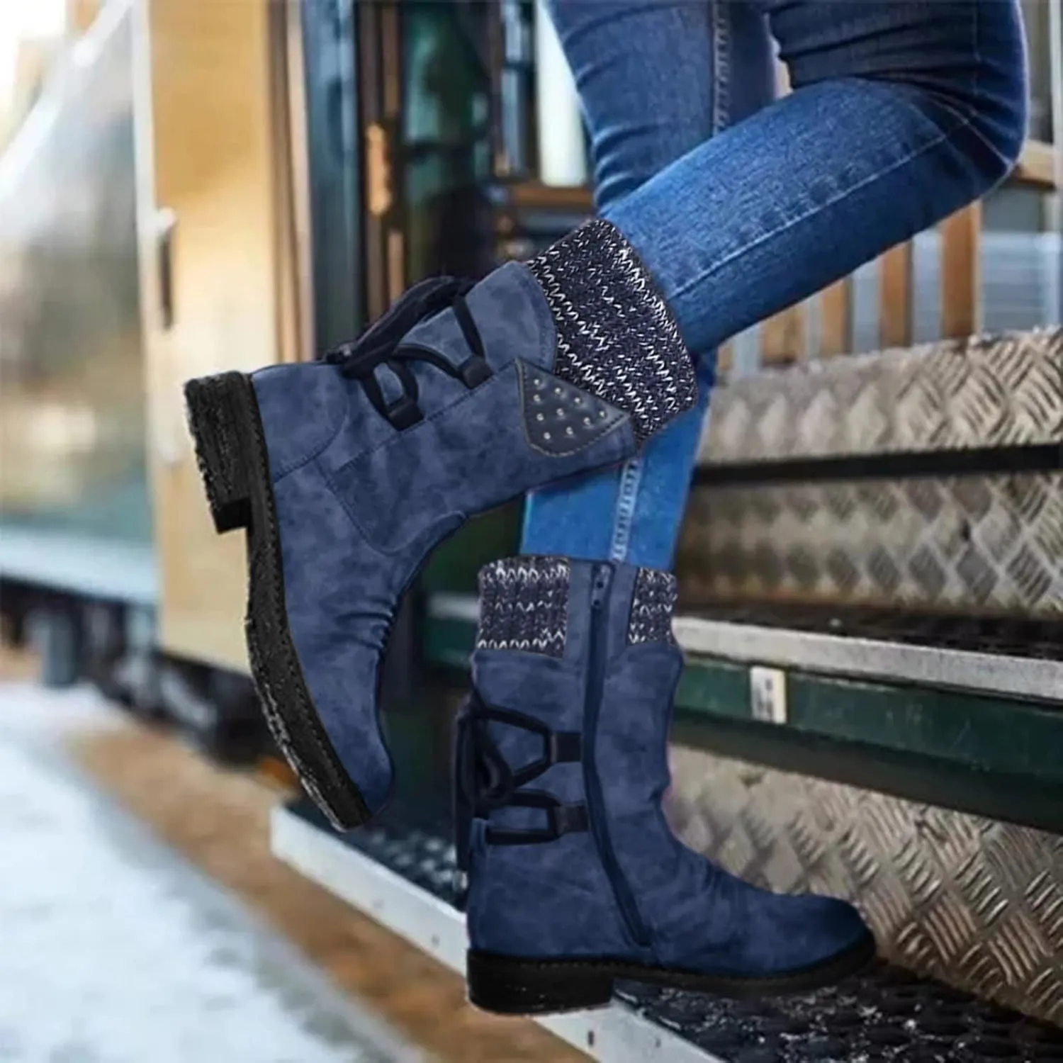 Womens Winter Snow Boots Size 11 Womens Winter Snow Boots Wide Cute Fur Winter Boots for Women Snow Boots Waterproof for Women Botas De Mujer Para La Nieve Antideslizantes