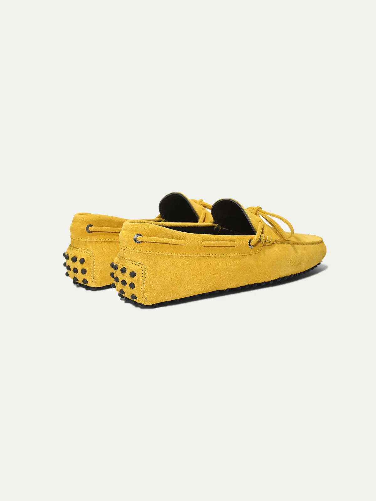 Yellow Suede Ophelia Driving Loafers - AW24