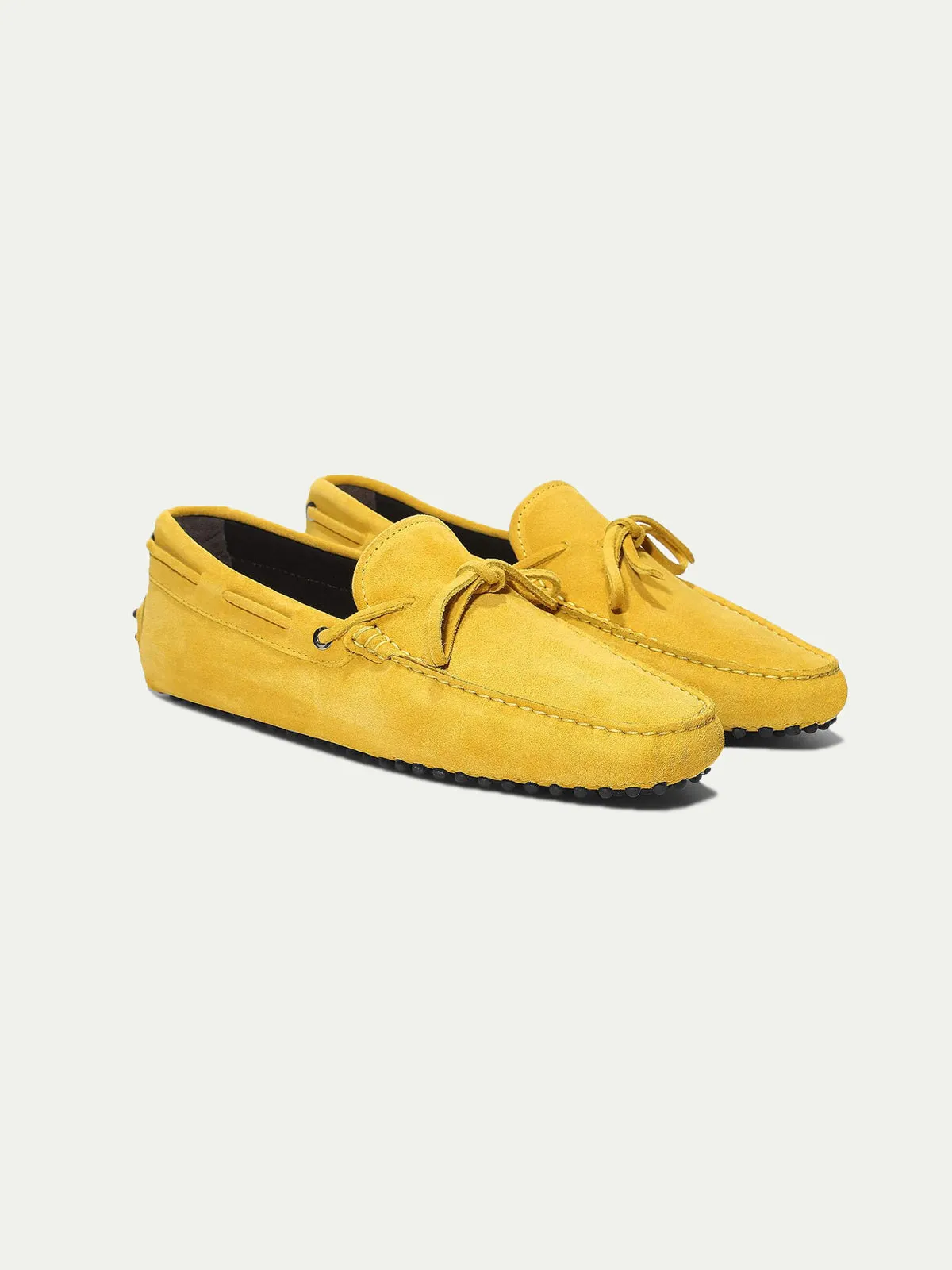Yellow Suede Ophelia Driving Loafers - AW24