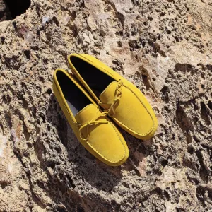 Yellow Suede Ophelia Driving Loafers - AW24